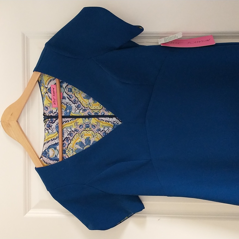 NWT Betsy Johnson Blue Dress
